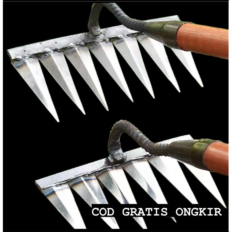 Jual Rake Besi Gulma Alat Perkebunan Penyiang Pencabut Pembersih Rumput ...
