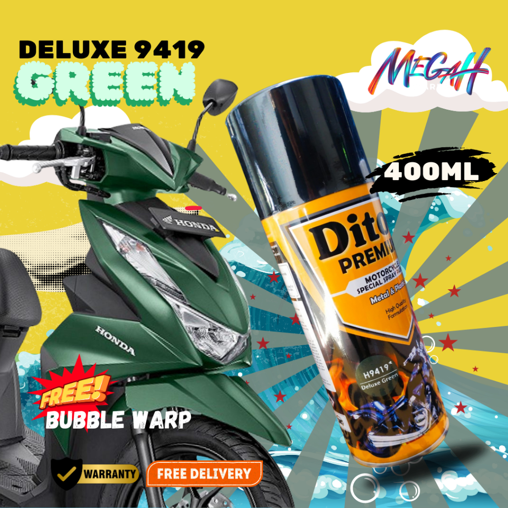 Jual Pilok Pilox Cat Semprot Diton 400cc Hijau Beat Deluxe 2024 Yamaha ...