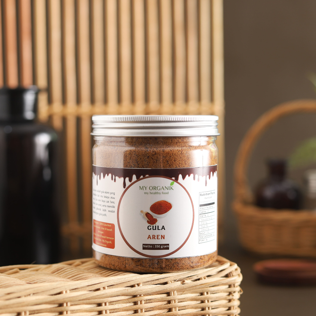 Jual My Organik Gula Aren Bubuk Organik Premium Pure Palm Sugar Powder ...