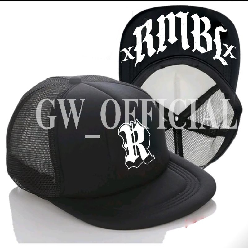 Jual Topi Snapback Trucker Hat jaring RMBL RUMBLE / Bali Tolak ...