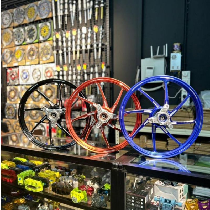 Jual HYPERTECH RIM PRO RX8 CNC UNTUK AEROX V1 DAN V2 SIZE 160/160-17 ...