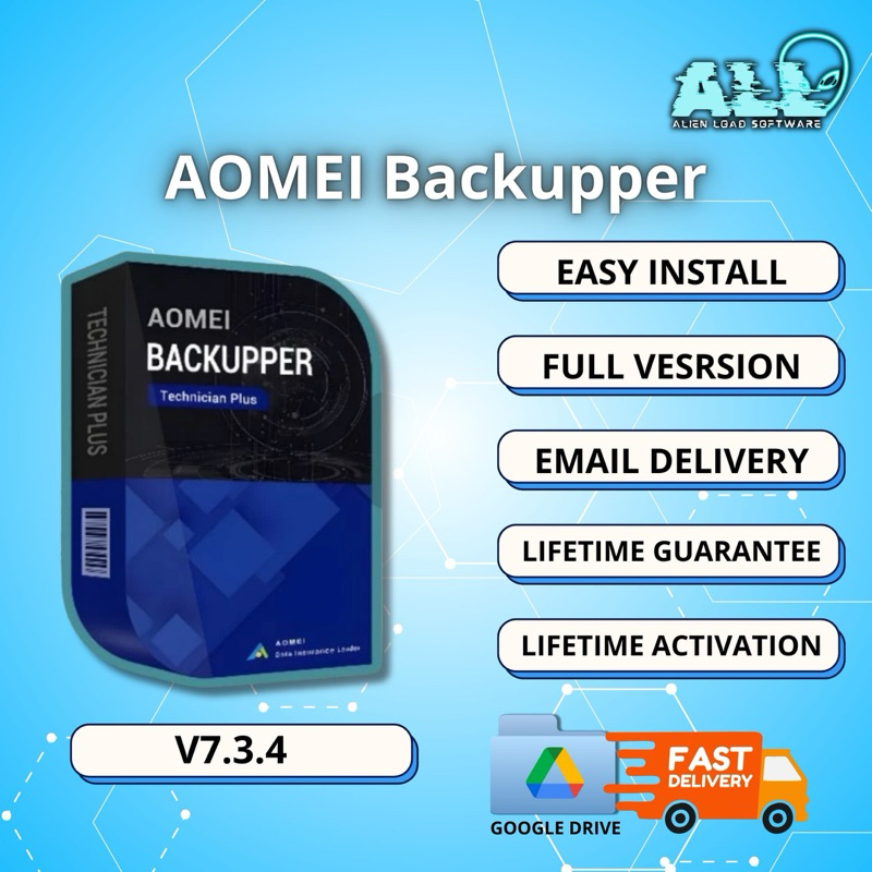Jual AOMEI Backupper Technician Plus v7.3.5 Full Version (Terbaru ...