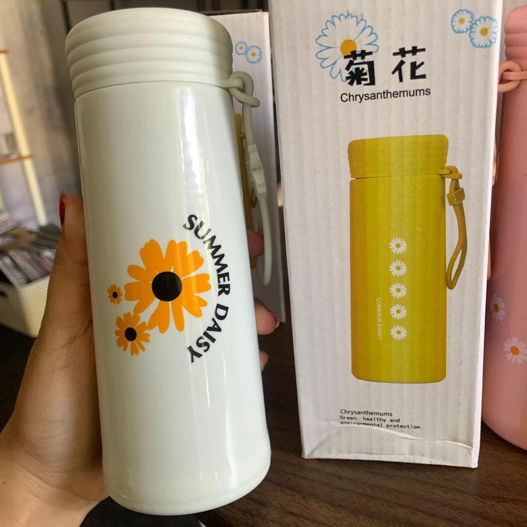 Jual Botol Kaca Daisy Bunga Summer 450ml Box | Shopee Indonesia