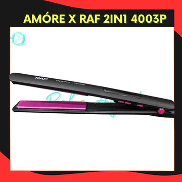 Amóre X Raf 2In1 4003P Catok Rambut Lurus Curly Keriting Catok Fungsional Catokan Salon Catokan