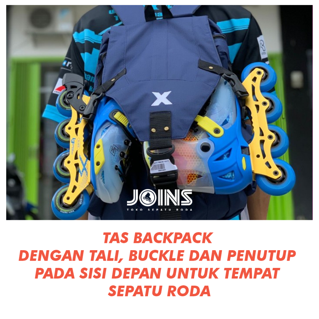Jual Tas Sepatu Roda / Skatebag / Tas Sepaturoda (ada tempat Laptop ...