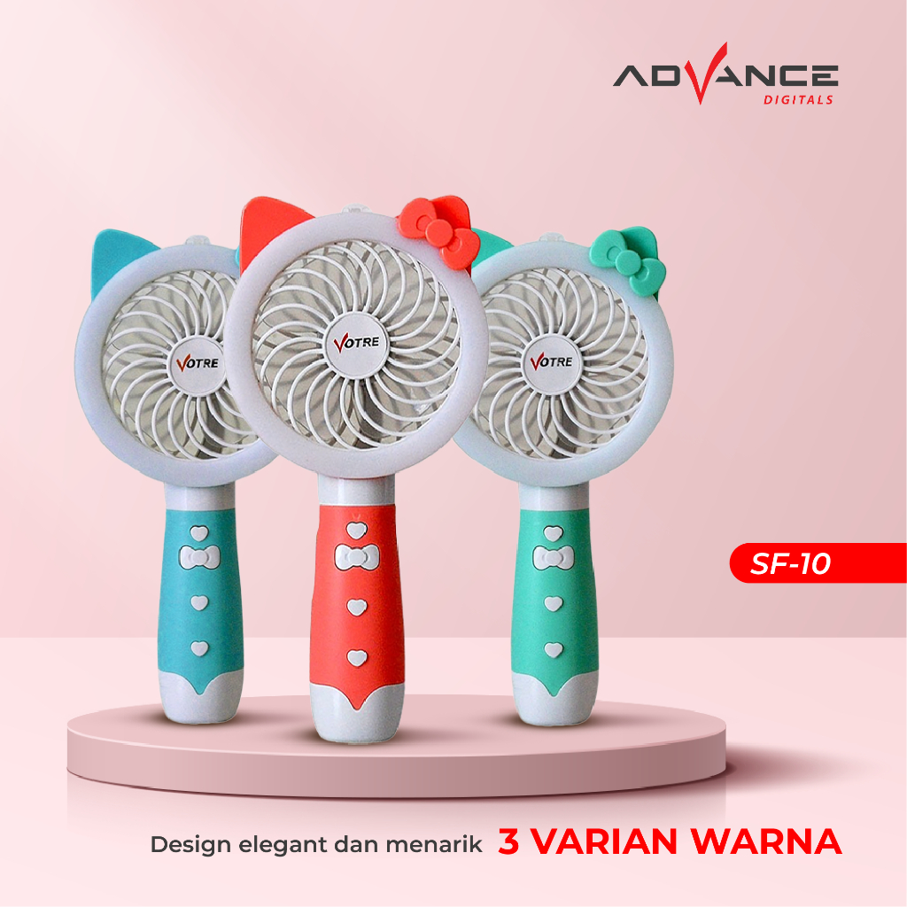 Jual Advance Kipas Angin SF-10 Kipas mini Lampu LED Votre SF10 ada ...
