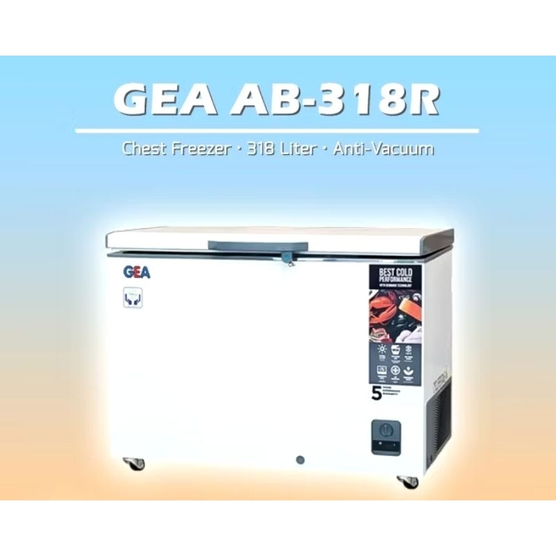 Jual GEA FREEZER BOX AB 318R 300 LITER 300 LITER AB318R AB 318 R AB ...