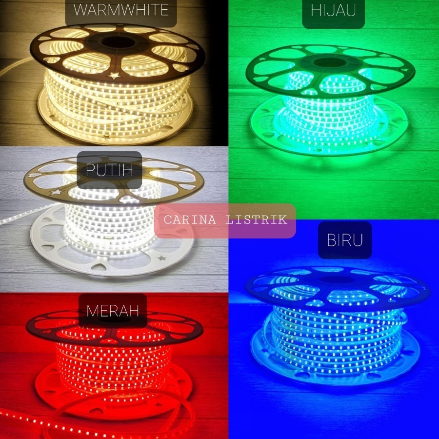 Jual LAMPU LED STRIP HINOMARU / LED SELANG 5 METER + COLOKAN KONEKTOR ...