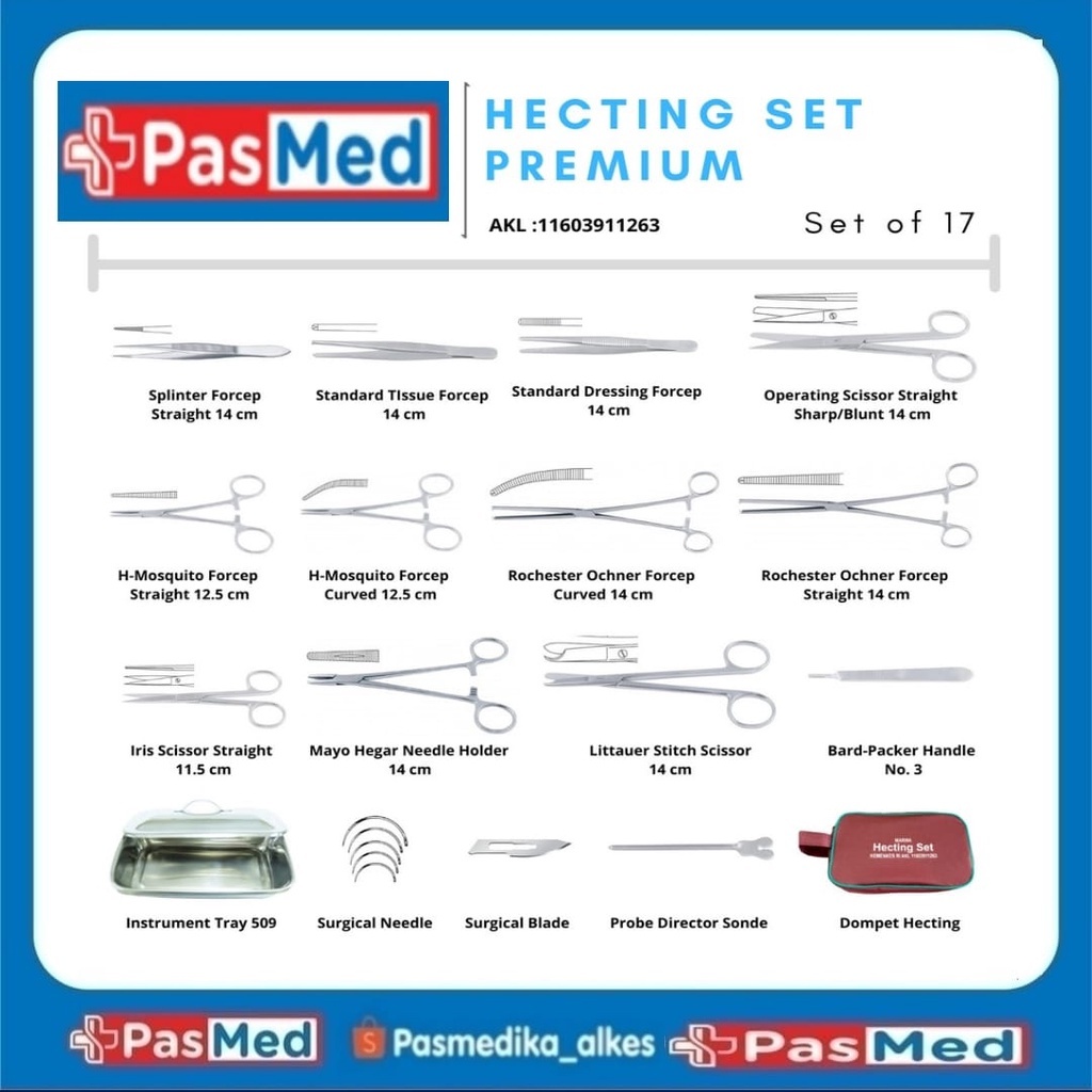 Jual Hecting / Heacting Instrument Set Komplit | Shopee Indonesia