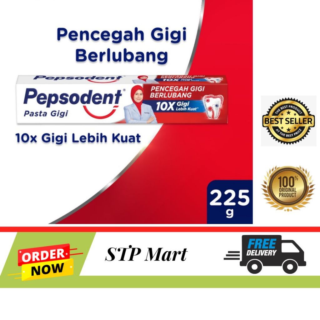 Jual PROMO PASTA GIGI PEPSODENT 225g+25g GR PENCEGAH GIGI BERLUBANG