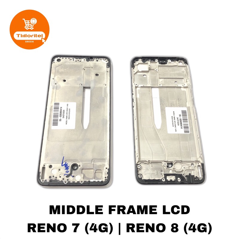Jual MIDDLE FRAME LCD OPPO RENO 7 (4G) / BEZEL TULANG TENGAH OPPO RENO ...