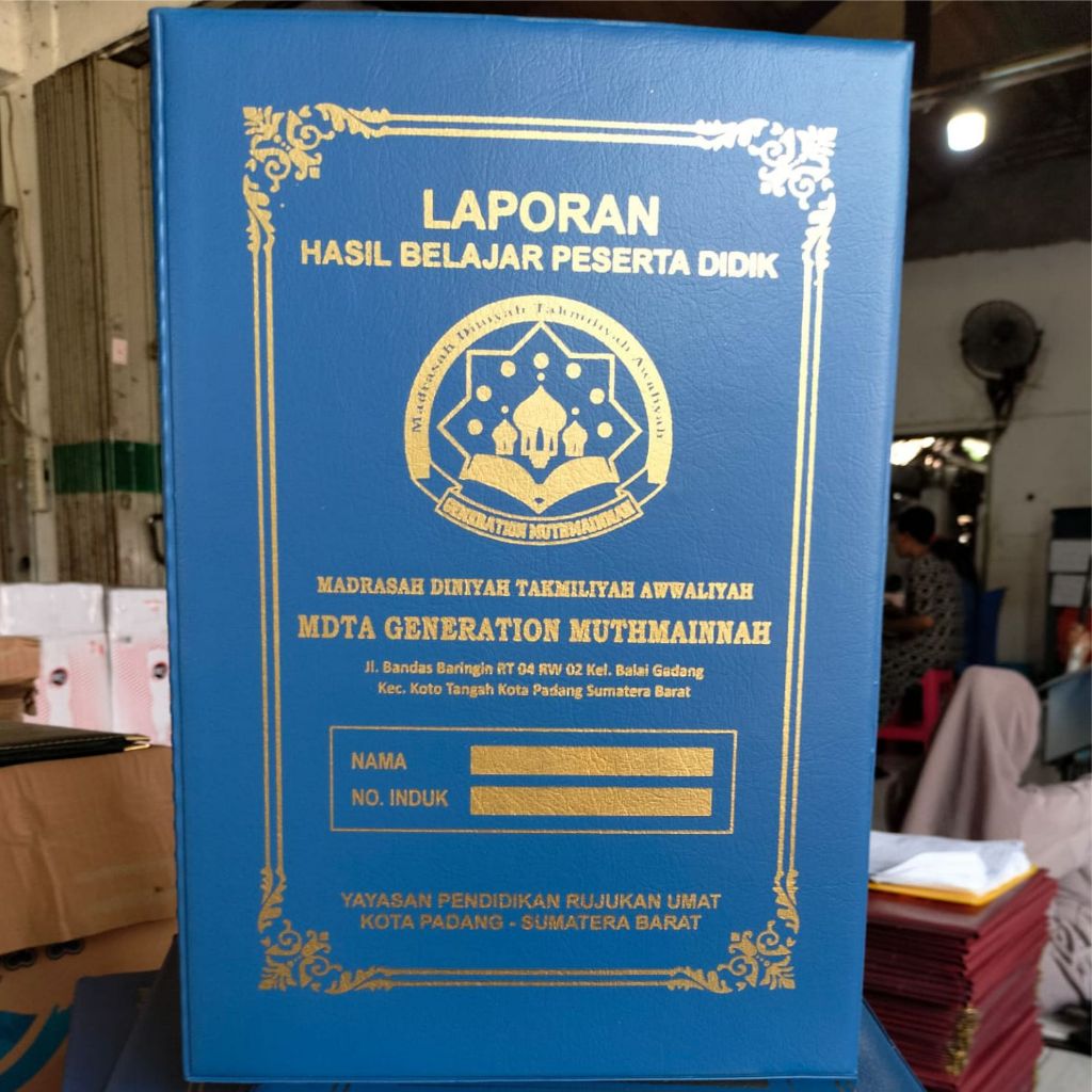 Jual MAP RAPORT | MAP IJAZAH | SAMPUL RAPORT K13 | Map kantong bening ...