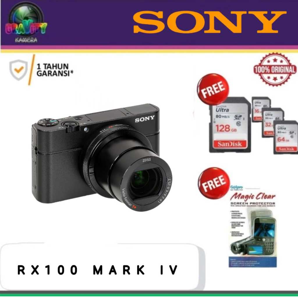 Jual SONY CYBERSHOT DSC-RX100 IV / CAMERA DIGITAL SONY DSC-RX100 MARK ...