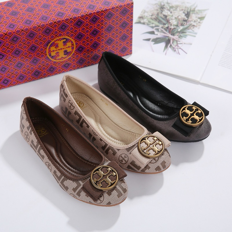 Liana Ballet Flats Tory Burch Metallic Shoes Jual NEW ARRIVAL