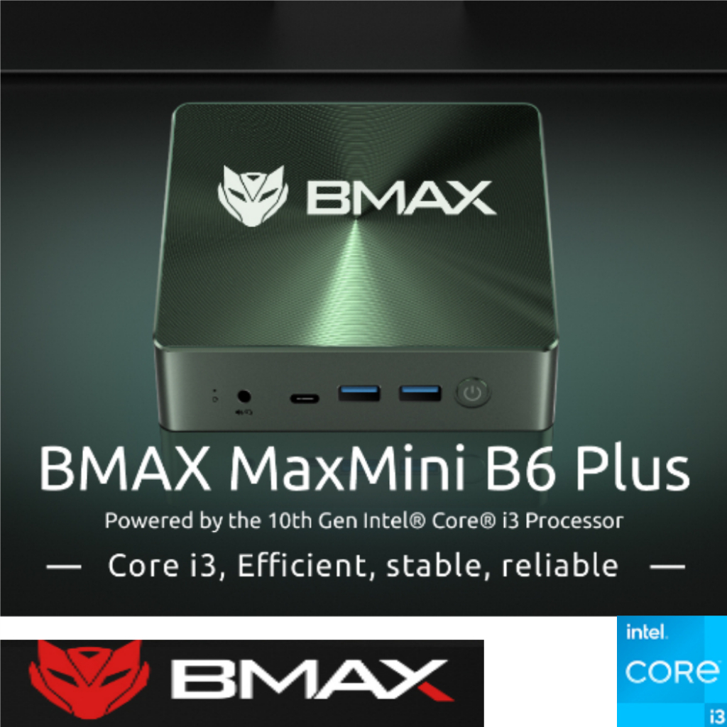 Jual Mini PC BMAX B6 PLUS Intel Core i3 Gaming Komputer TYPe-C Window ...