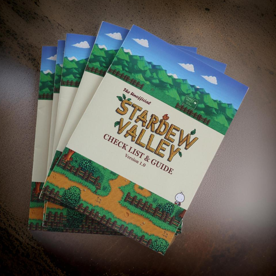 Jual Buku Stardew Valley stardey valley book game check list & guide ...
