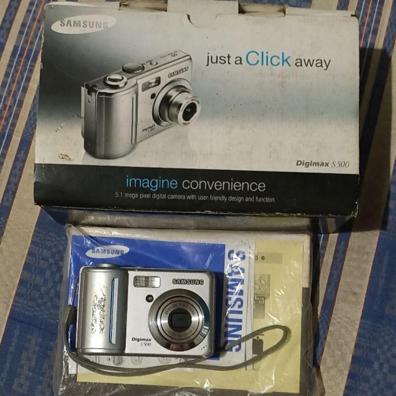 Jual Kamera Pocket Digital Saku SAMSUNG S500 Digicam Camdig | Shopee ...