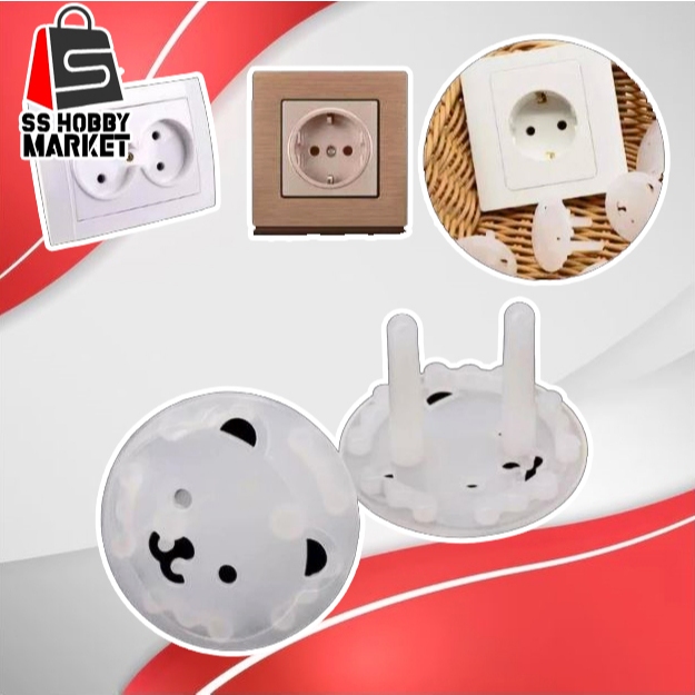 Jual Penutup Lubang Listrik Safety Socket Plug Listrik EU Tutup ...