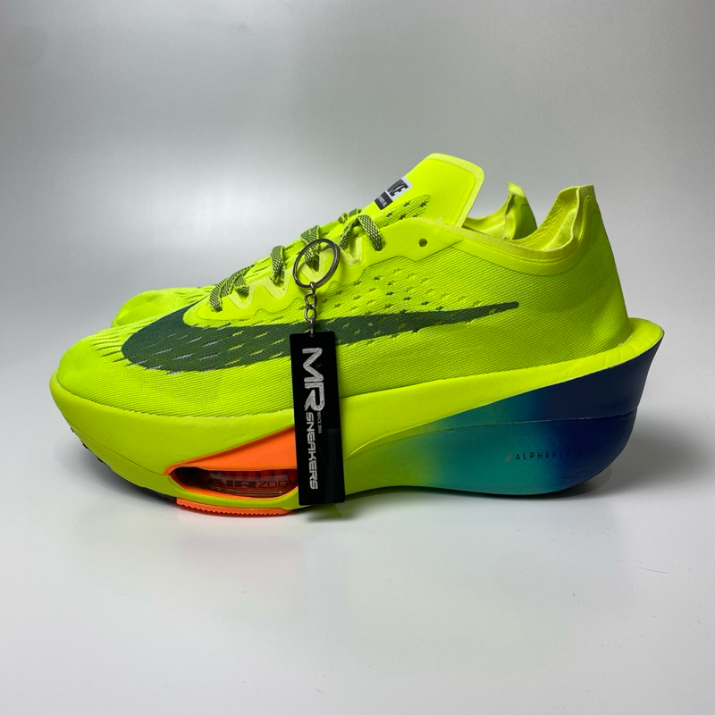 Nike Zoom Alphafly 3 Next X Vaporfly 4 Next Black Volt Lime Green