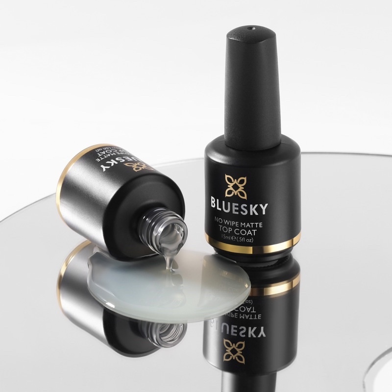 BLUESKY [BPOM] ESSENTIAL BASE COAT/ TOP COAT NO WIPE/MATTE TOP  COAT/PRIMER/PH BOND 15ML