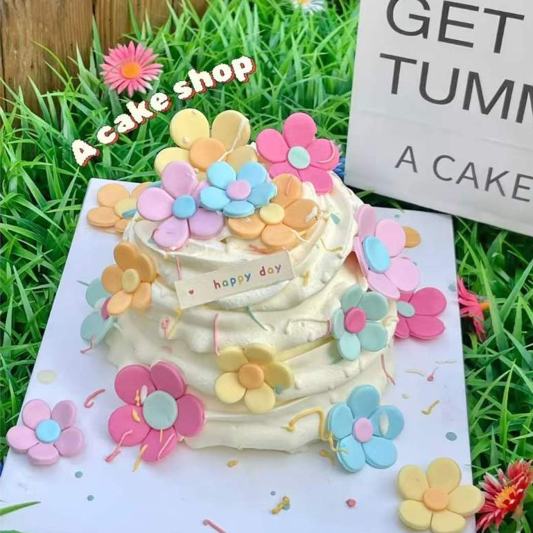 Jual TOPPER CLAY DAISY cake topper bunga artificial bunga palsu estetik ...