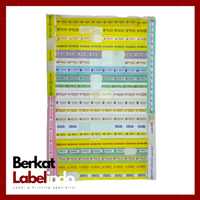 Jual LABEL SATO PB230 CETAK 4 WARNA ISI 600 (1 SLOP) | Shopee Indonesia