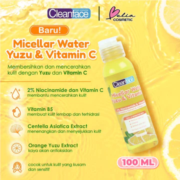 ❤ BELIA ❤ CLEAN FACE Micellar Water 100 Ml 250 Ml Micellar Water By Purbasari Pembersih Makeup