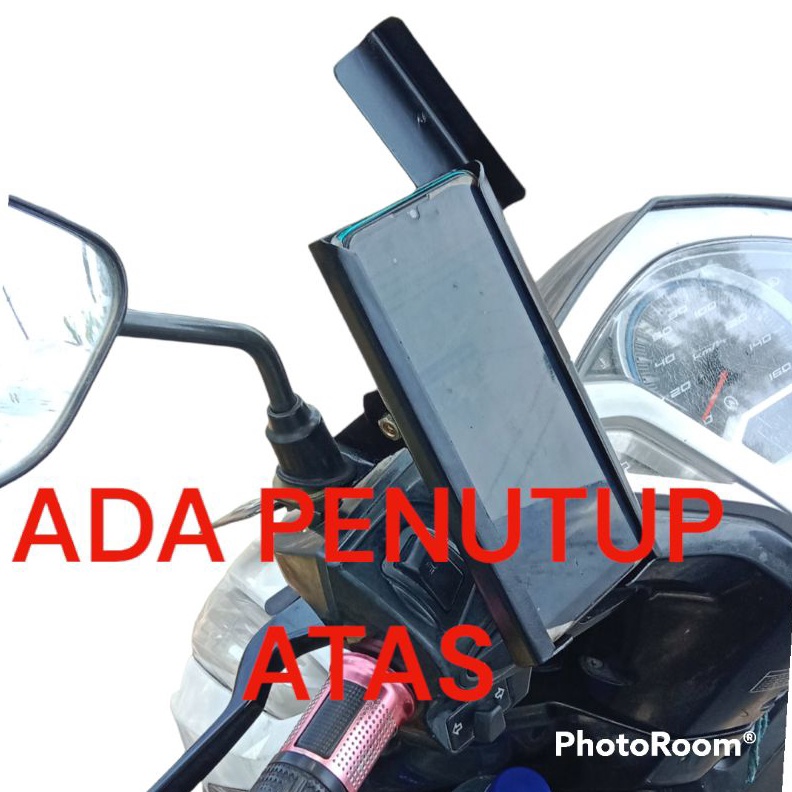 Jual Kode O I Holder Hp Motor Besi Spion Stang Universal Gojek Maxim Grab Gps Di Lengkapi