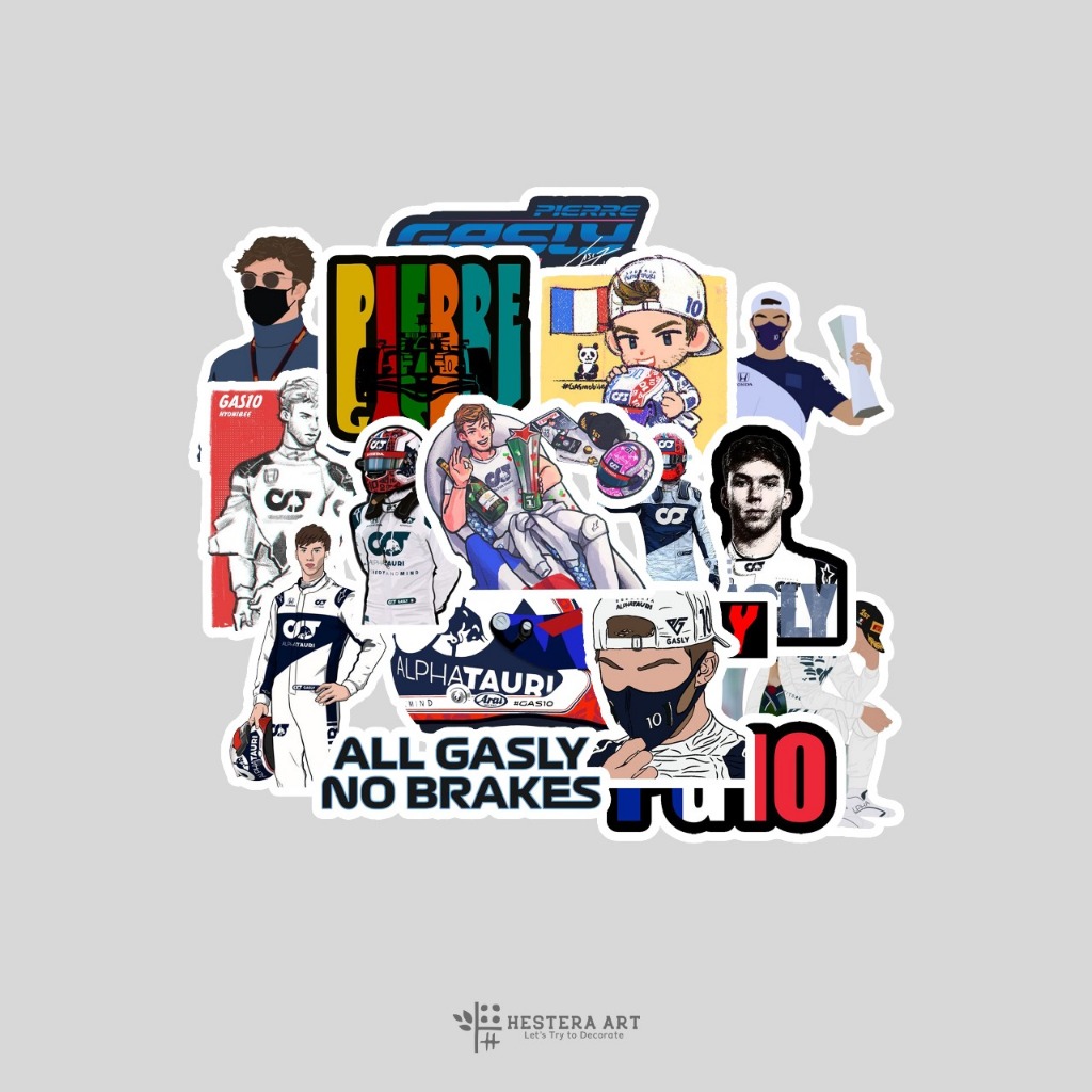 Jual Stiker Pack Pembalap F1 Sticker Vinyl Doff Laminasi | Stiker ...