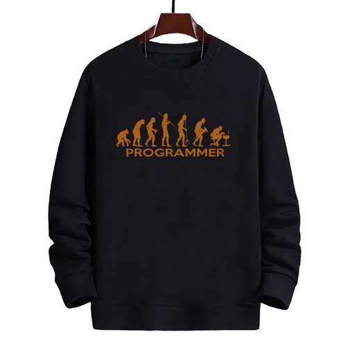 Jual Sweater Programer Coding Evolution Crewneck Bahan Cotton Fleece ...