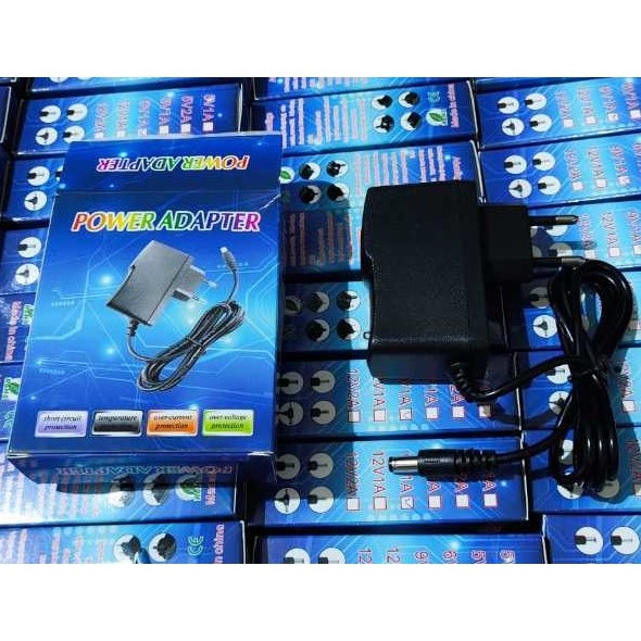 Jual ADAPTOR ROUTER 9V 1A PURE AMPERE | Shopee Indonesia