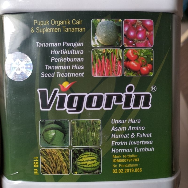 Jual VIGORIN POC DAN SUPLEMEN TANAMAN ASAM AMINO + HUMAT 1 LITER ...