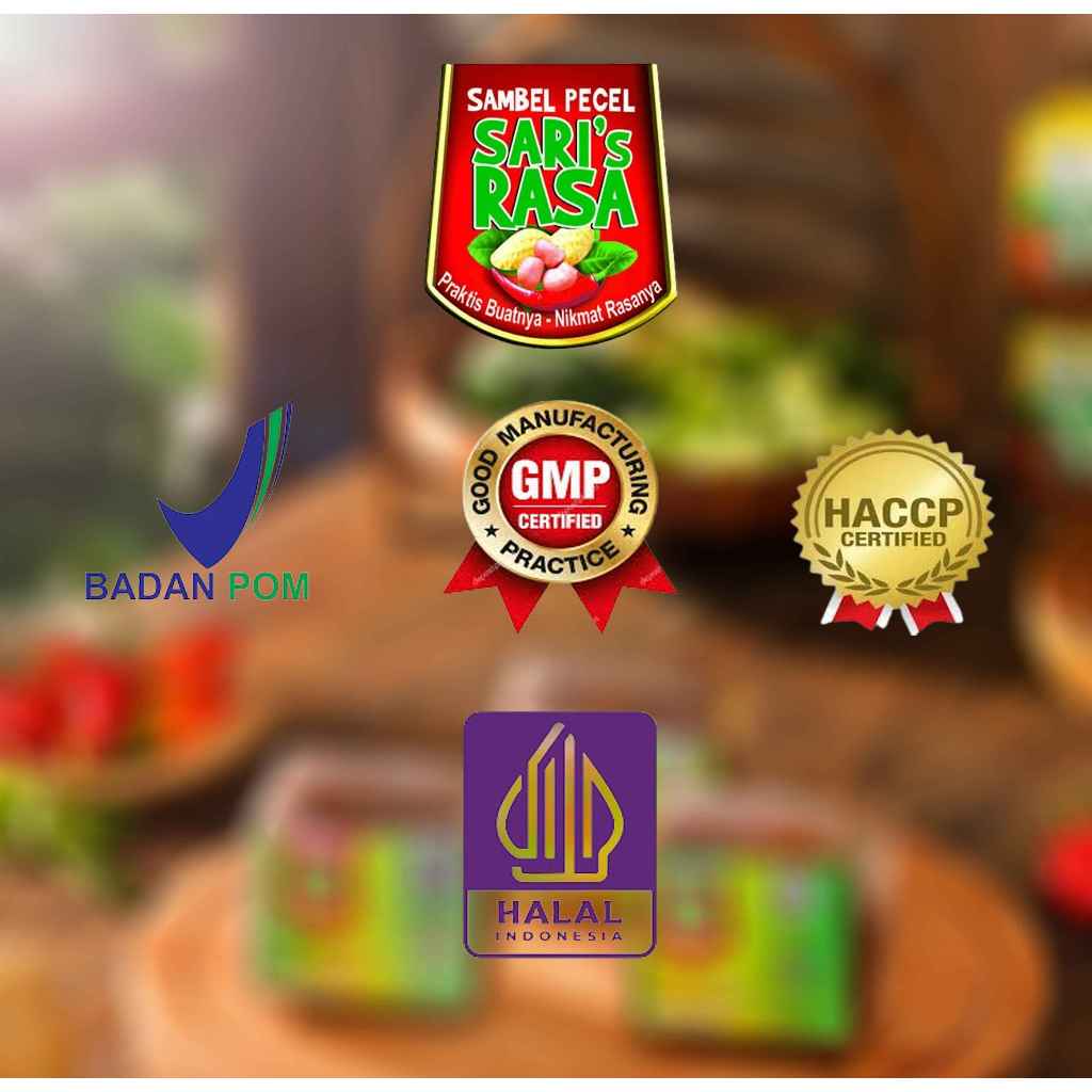 Jual Sari Rasa - Sambel Pecel Pedas 1 Pack x (4x100 gr) | Shopee Indonesia