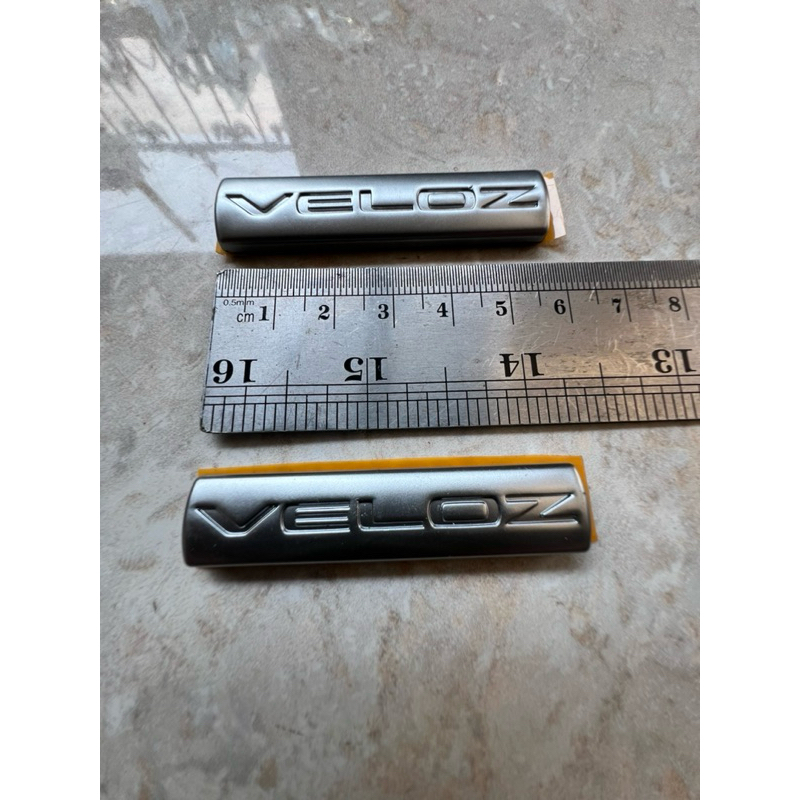 Jual EMBLEM MEREK TULISAN LOGO VELOZ VELOS ORIGINAL | Shopee Indonesia