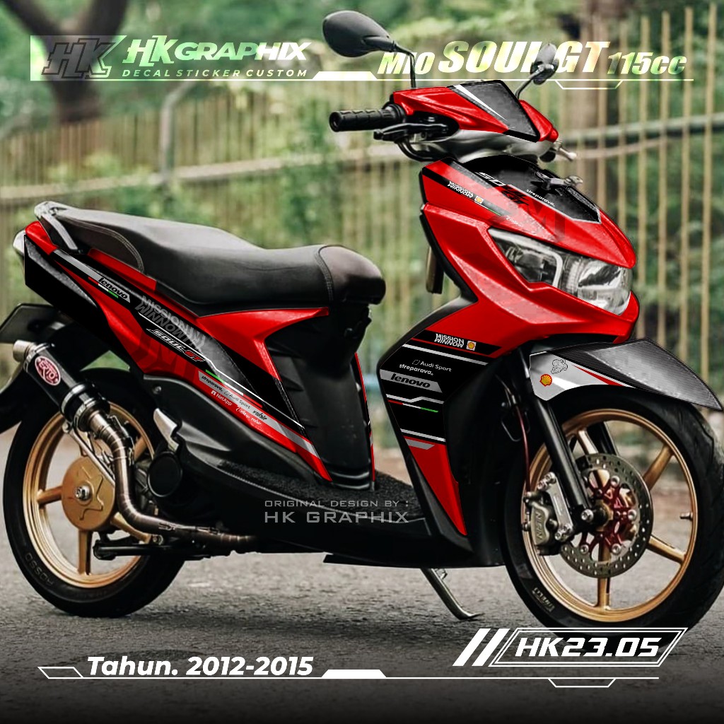 Jual Decal Sticker MIO SOUL GT 115 Full Body 2012 2013 2014 2015 Livery ...