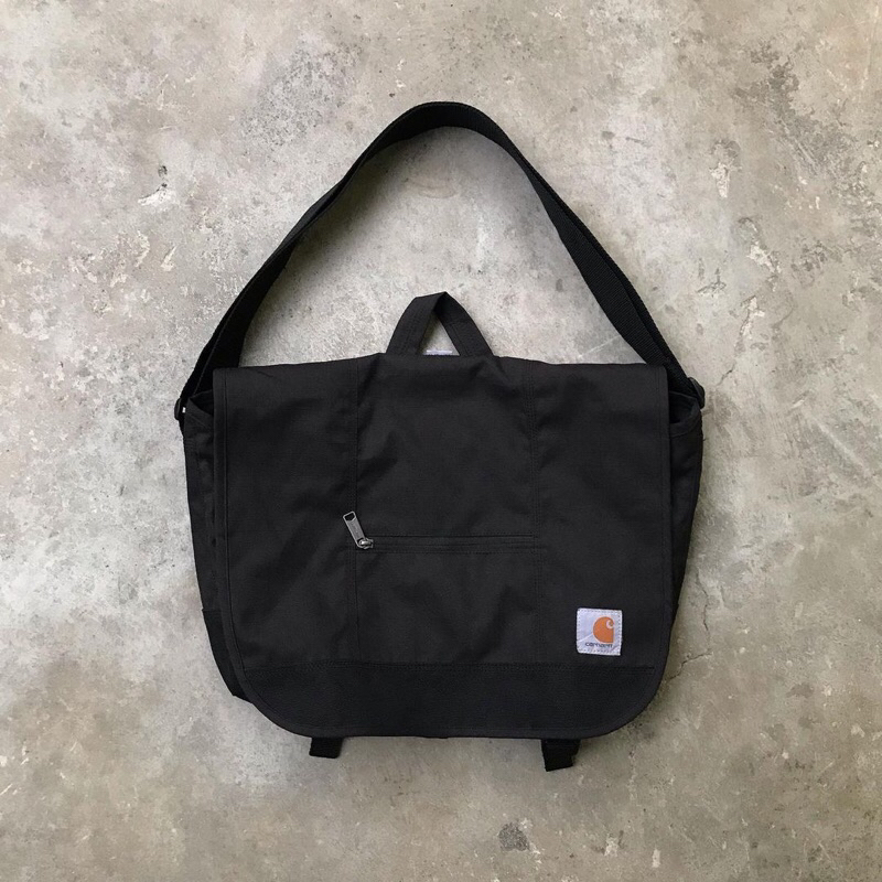 Jual Carhartt D89 Messenger bag Black Shopee Indonesia