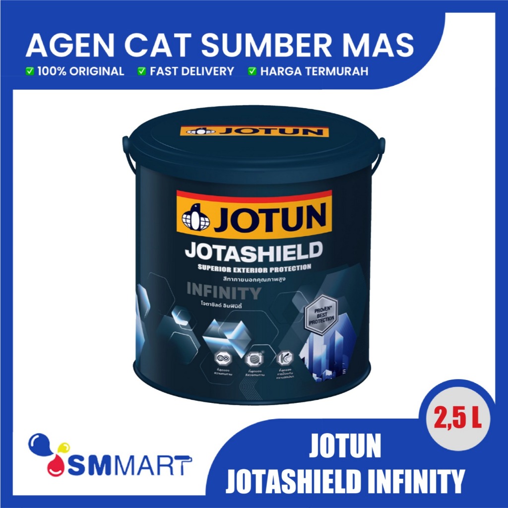 Jual Jotun Jotashield Infinity Cat Tembok Exterior Warna Putih Kemasan