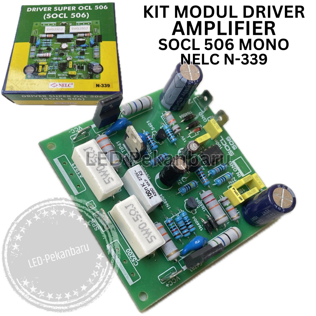 Jual KIT AUDIO MODUL DRIVER SOCL 506 POWER AMPLIFIER MONO AMPLI RAKITAN