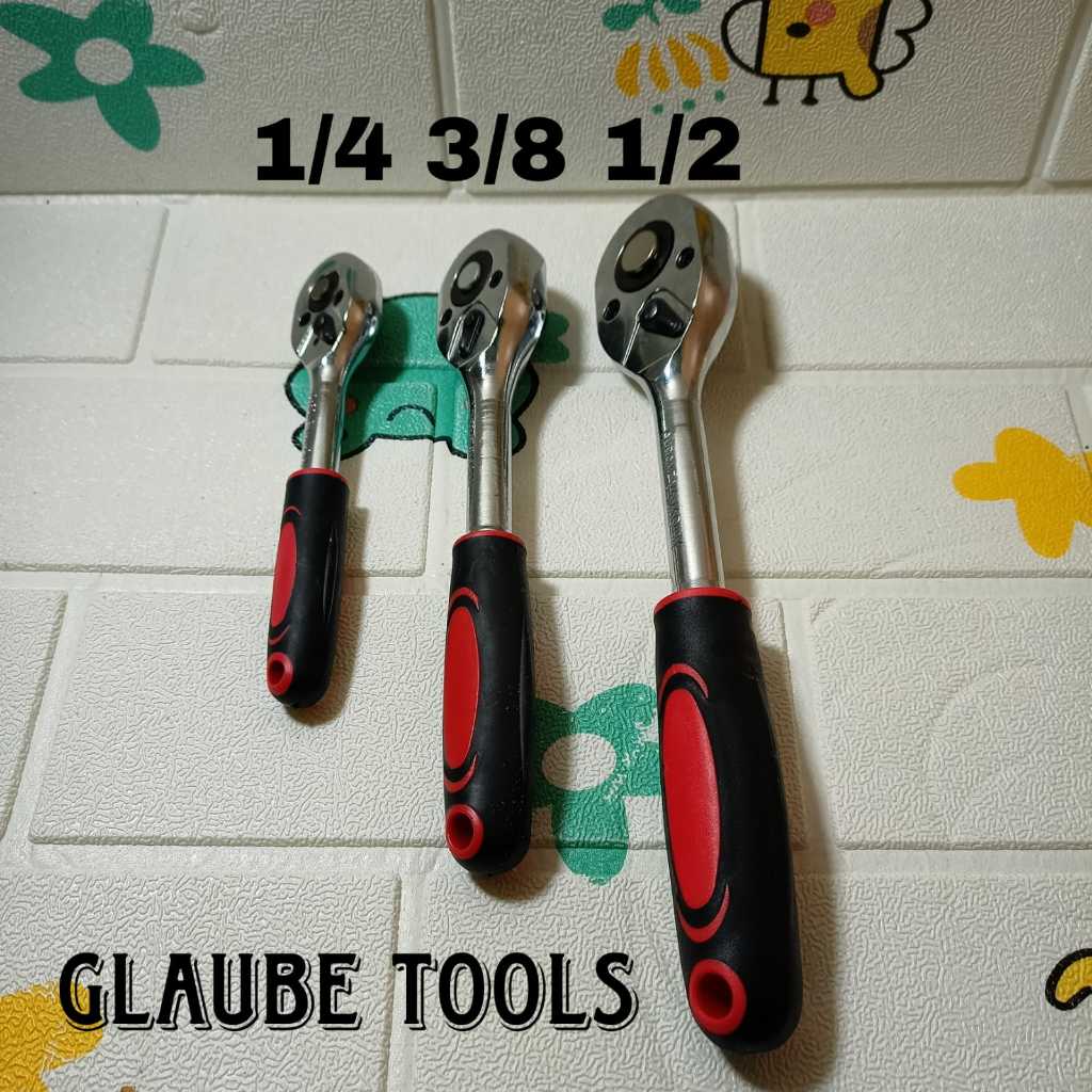 Jual Rachet Handle 1/2 3/8 1/4 Gagang Sock Gagang Rachet Sok | Shopee ...