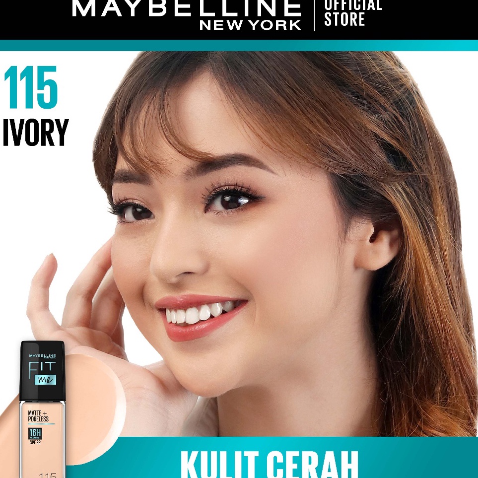 Jual Kode B16o Maybelline Fit Me Matte Poreless Liquid Foundation Make 