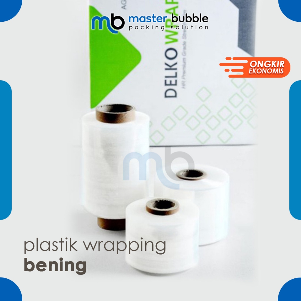 Jual Plastik wrapping BENING - 30 CM X 250 M stretch film delkowrap ...
