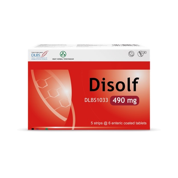 Jual Disolf 490 mg Box 30 Tablet Original Obat Herbal | Shopee Indonesia