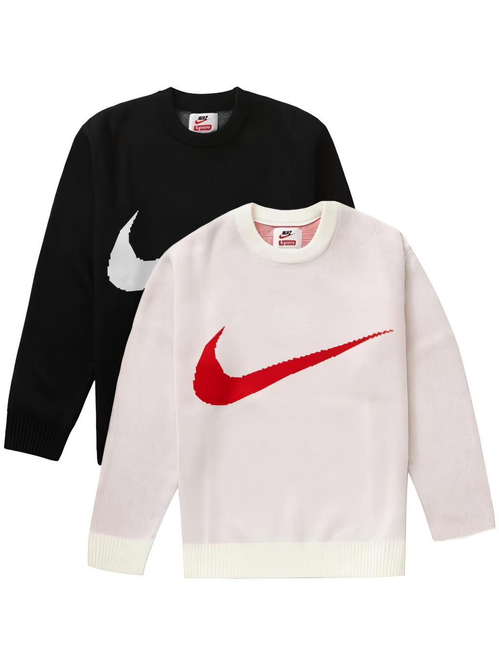 Jual Supreme x Nike Swoosh Sweater Shopee Indonesia