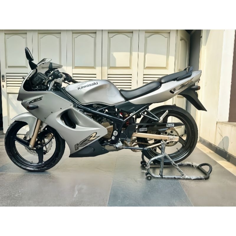 Jual stiker striping ninja rr old krr zx silver crom | Shopee Indonesia