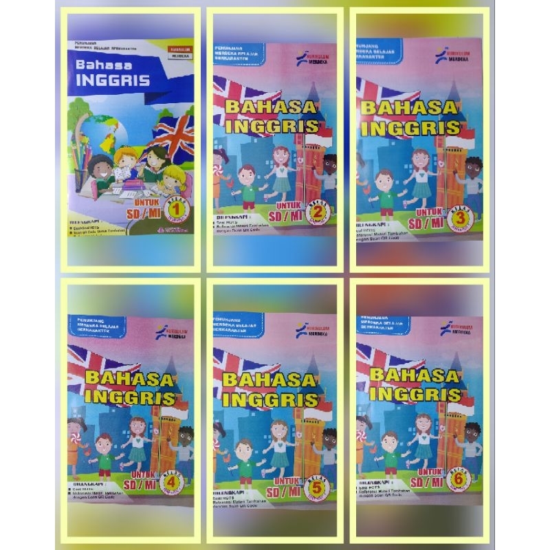 Jual LKS SD Mi Bahasa Inggris Kelas 123456 Semester 1 Kurikulum Merdeka ...