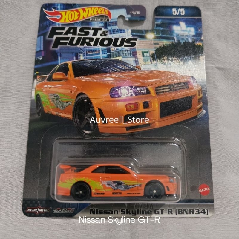 Jual HOTWHEELS FnF NISSAN SKYLINE FAST AND FURIOUS R34 ORANGE | Shopee ...