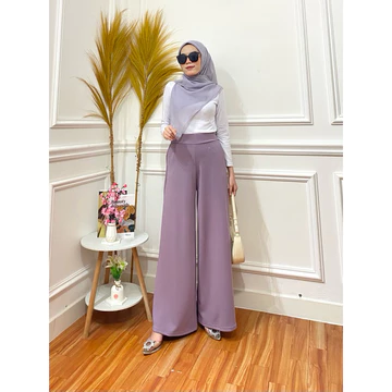Kulot Scuba Wanita XL Bahan Premium Melar