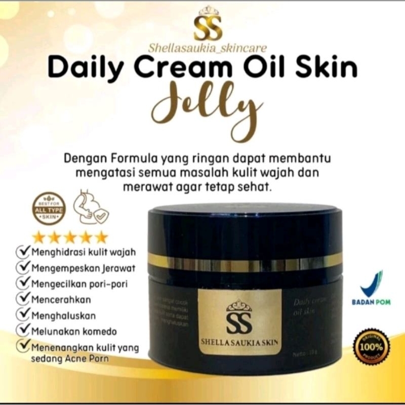 Jual SSSkin Daily Cream Oil Skin 10gr Cocok untuk kulif berminyak atau ...