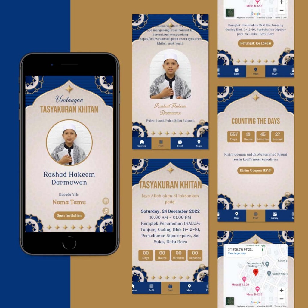 Undangan Digital Website Khitanan Premium 41-44