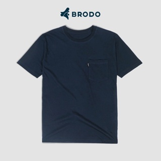 Jual BRODO - Kaos Slip Pocket Tees Black | Shopee Indonesia